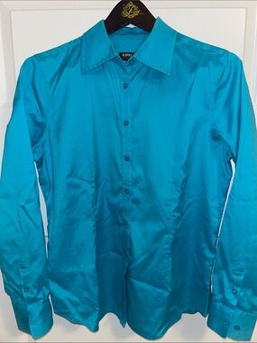 Kirks Folly Women’s Turquoise Button Up Shirt
